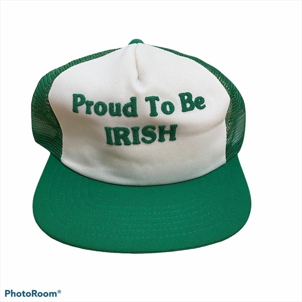 Vintage Proud To Be Irish Trucker Hat Mesh Back